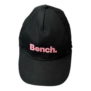 Bench Black Hat with Pink Branding